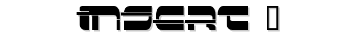 Insert 3 font